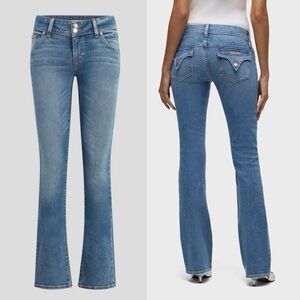 HUDSON Jeans Beth Boot Cut Coastal Cowgirl Blue Size 14